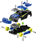 TG726 - Take Apart Turbo Racing Car Kit 27 Piece Set with Working Drill & Real Engine Sounds