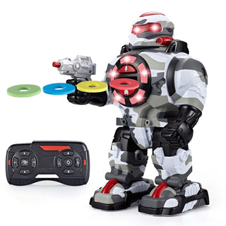 Buy camo-white TG542-VR - RoboShooter Remote Control Robot With Voice Recording