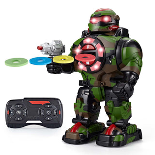 Buy camo-green TG542-VR - RoboShooter Remote Control Robot With Voice Recording