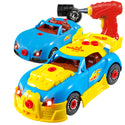 TG642 - Take Apart Toy Car with Electric Drill - Build Your Own Car Kit, Realistic Engine Sounds & Lights
