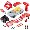 TG807 Take Apart Fire Engine With Lights, Sounds And 32 Pieces – Build Your Own Fire Engine Toy
